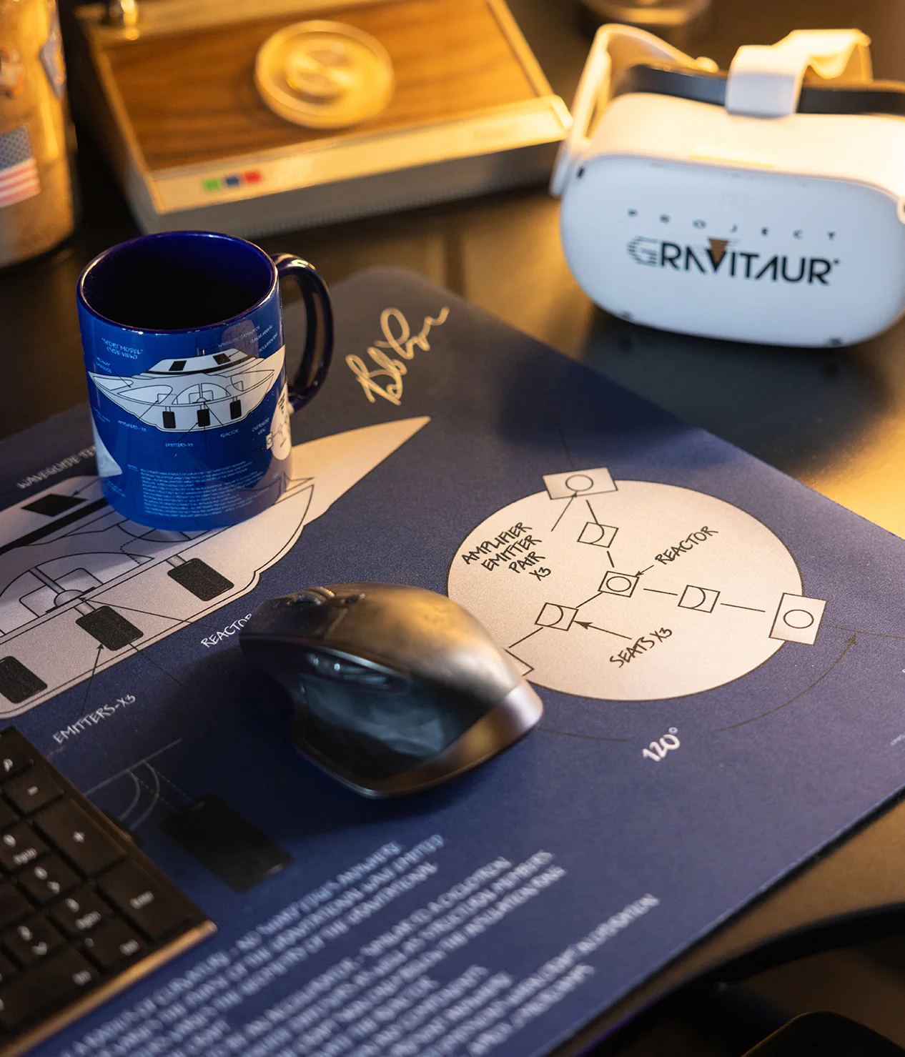 DESKTOP MAT: The Sport Model Collection Blue - Image 3